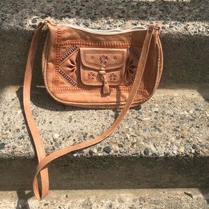 Moroccan leather bag